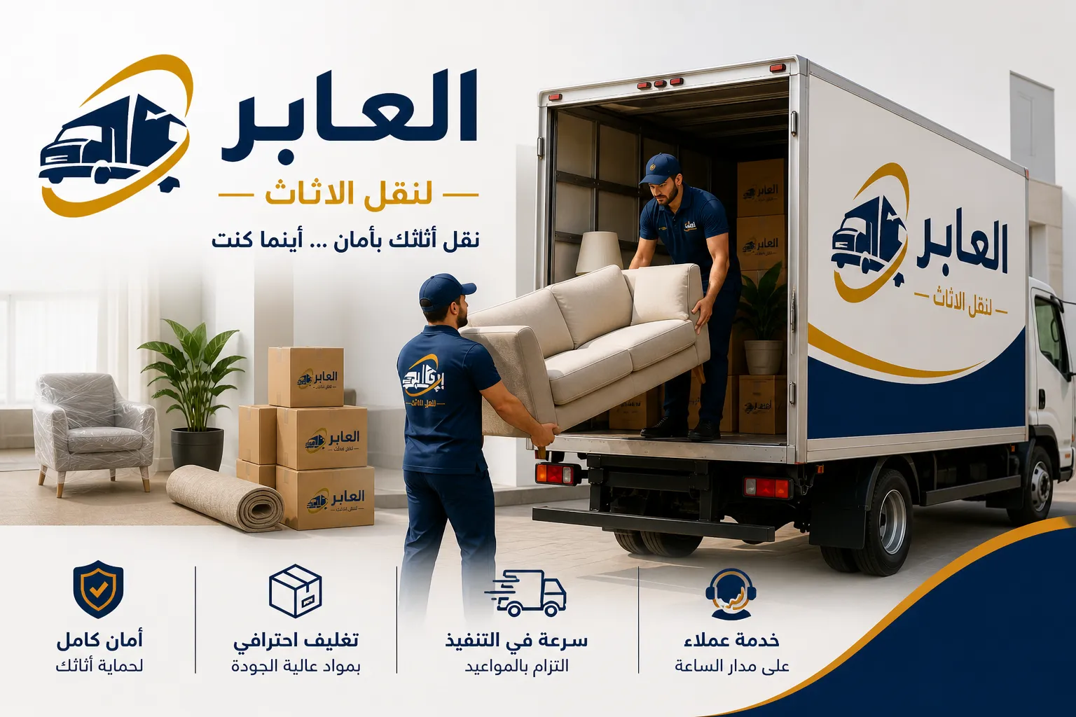 تعرف على مميزات أفضل شركة نقل عفش بيش - العابر لنقل الاثاث