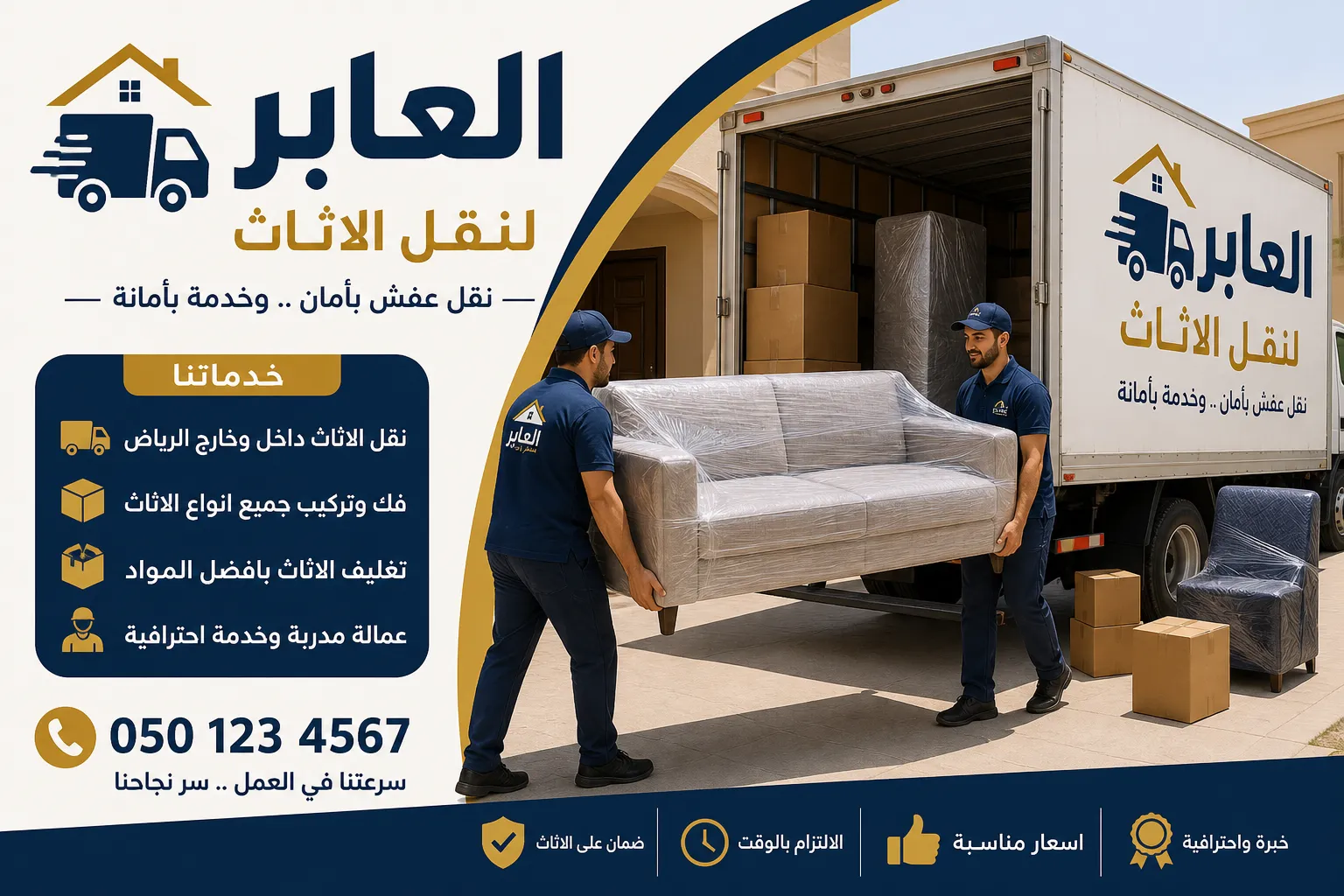 شركة العابر لنقل الأثاث بجازان