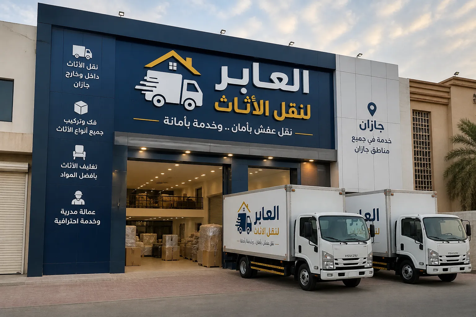 نقل عفش سريع بجازان: كيف تنقل أثاثك في نفس اليوم بأمان تام؟